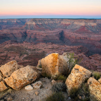 Danny Giovale, backpacking, Jump Up Canyon, North Rim Grand Canyon, AZ